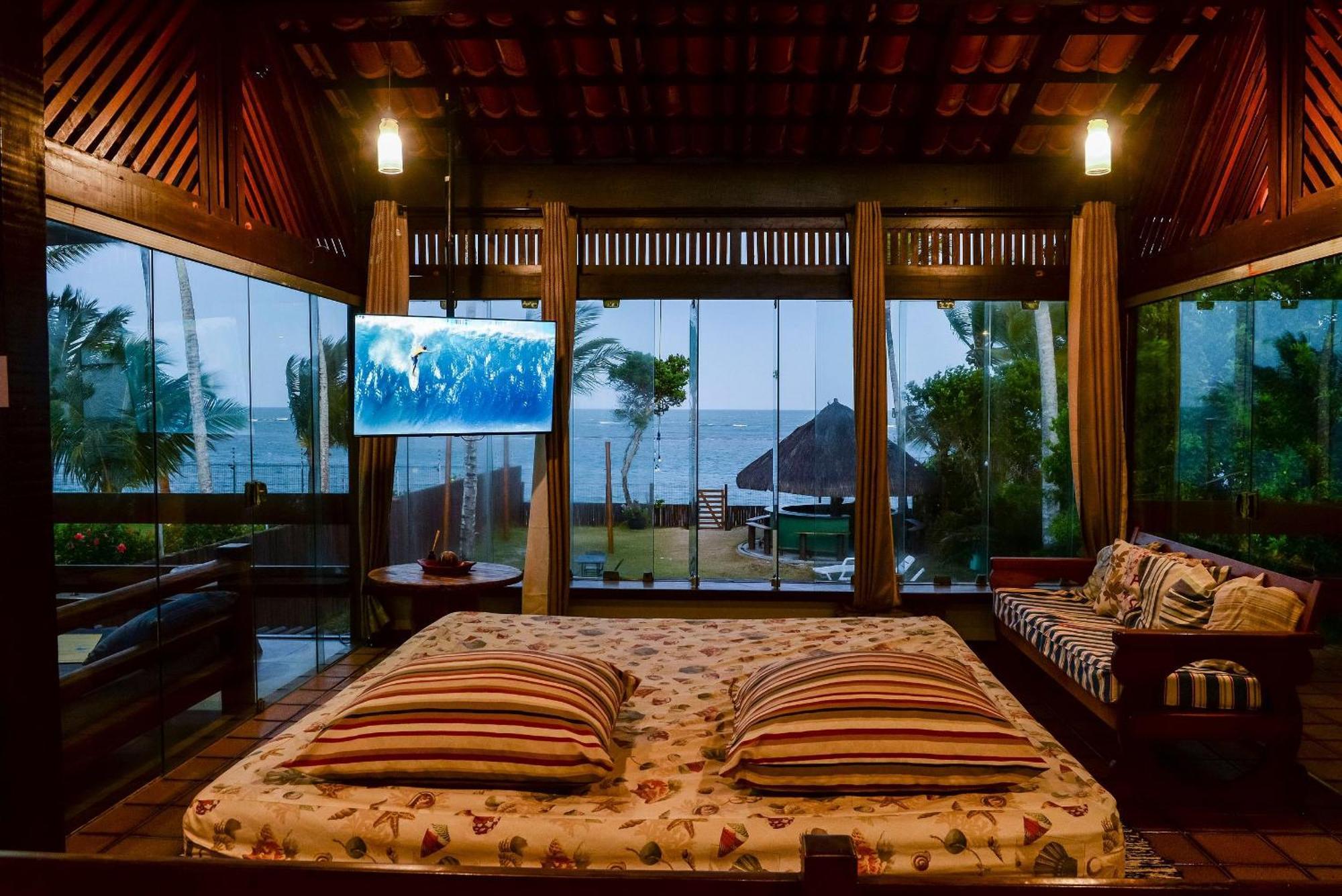 Casa De Frente Para A Praia - Arraial D' Ajuda Porto Seguro Buitenkant foto